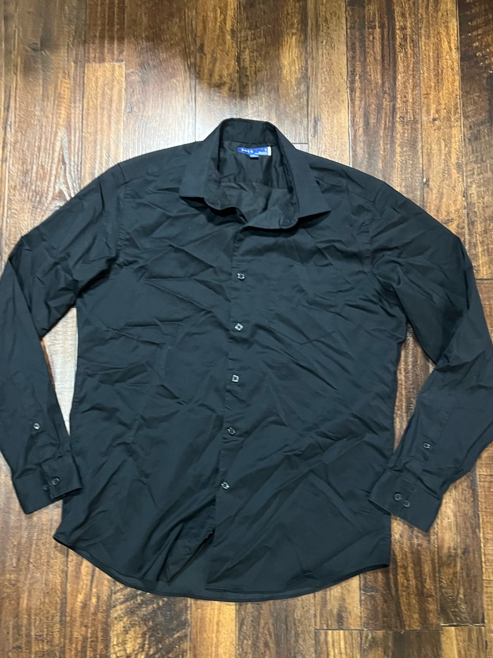 Apt. 9 Men's Black Button-Up Dress Shirt